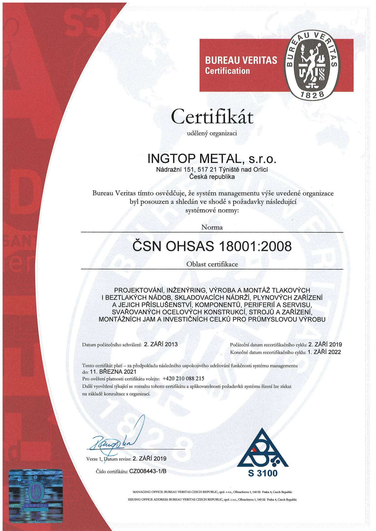 OHSAS 18001